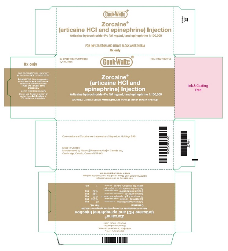 PRINCIPAL DISPLAY PANEL - 1.7 mL Cartridge Ca