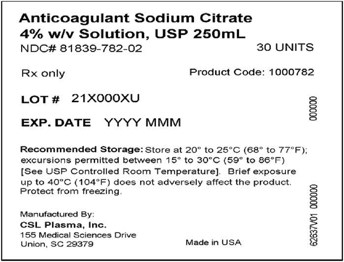 PRINCIPAL DISPLAY PANEL - 250 mL Bag Label