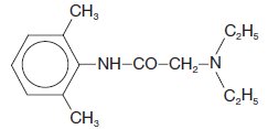 lidocaine chemical structure