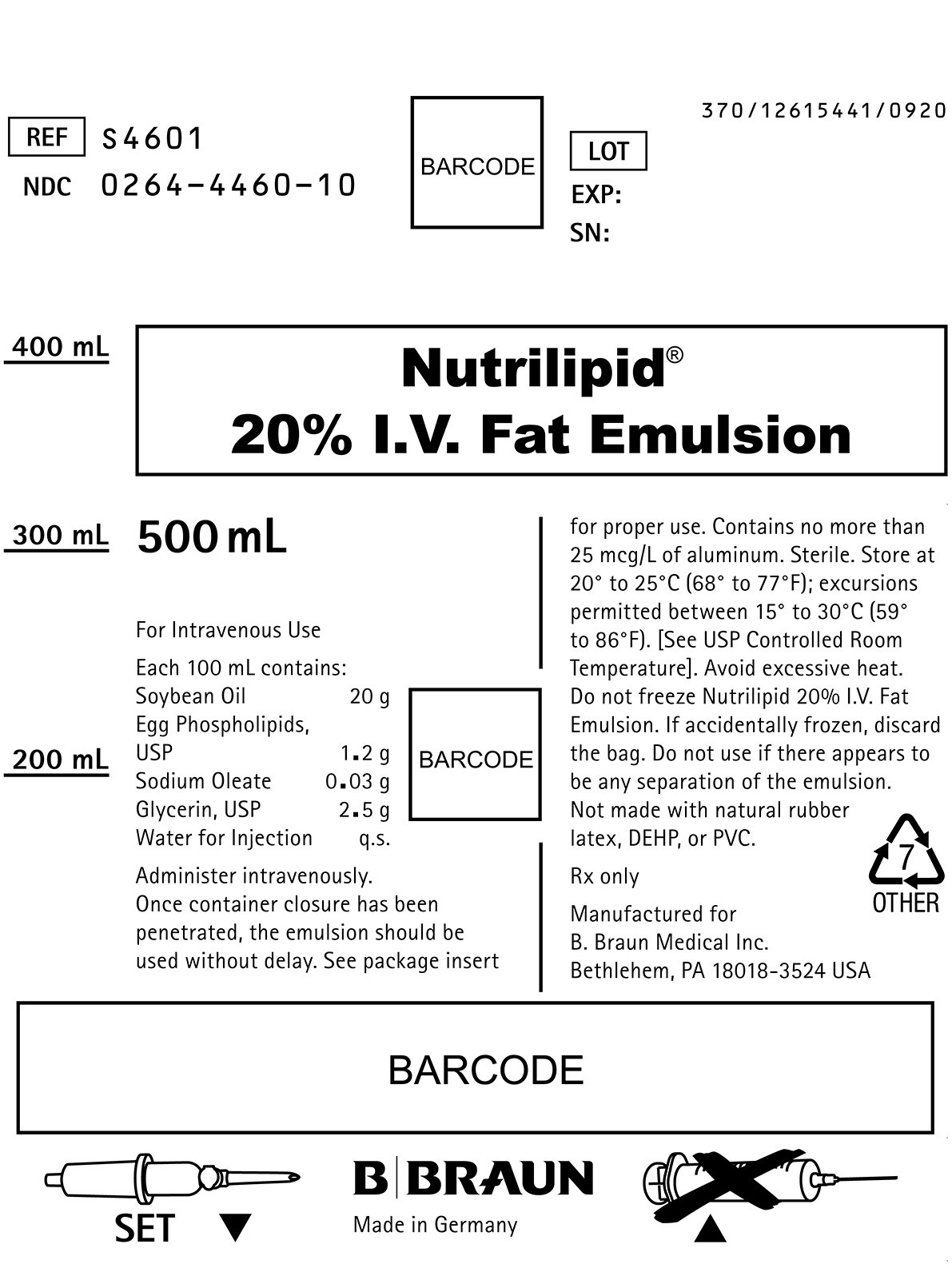 S4601 Container Label