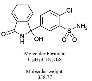 Chlorthalidone Structural Formula