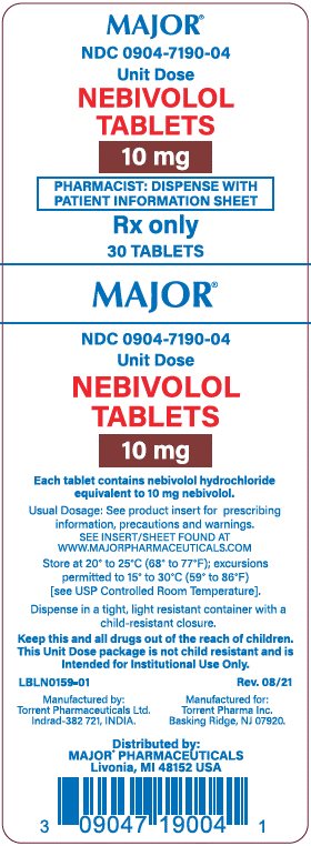 10mg carton label