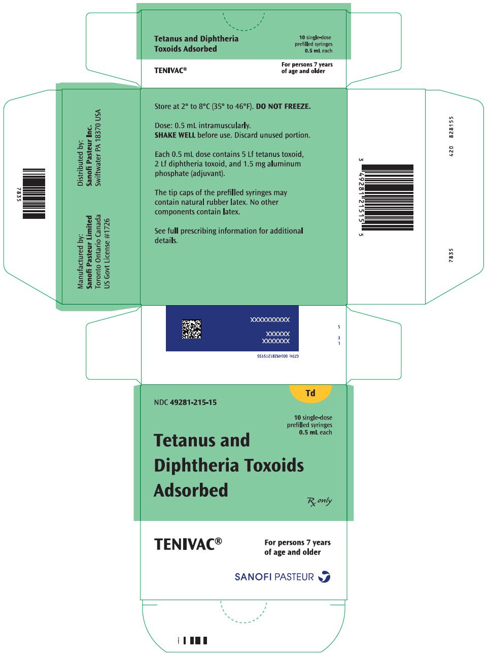 PRINCIPAL DISPLAY PANEL - 10 Syringe Package