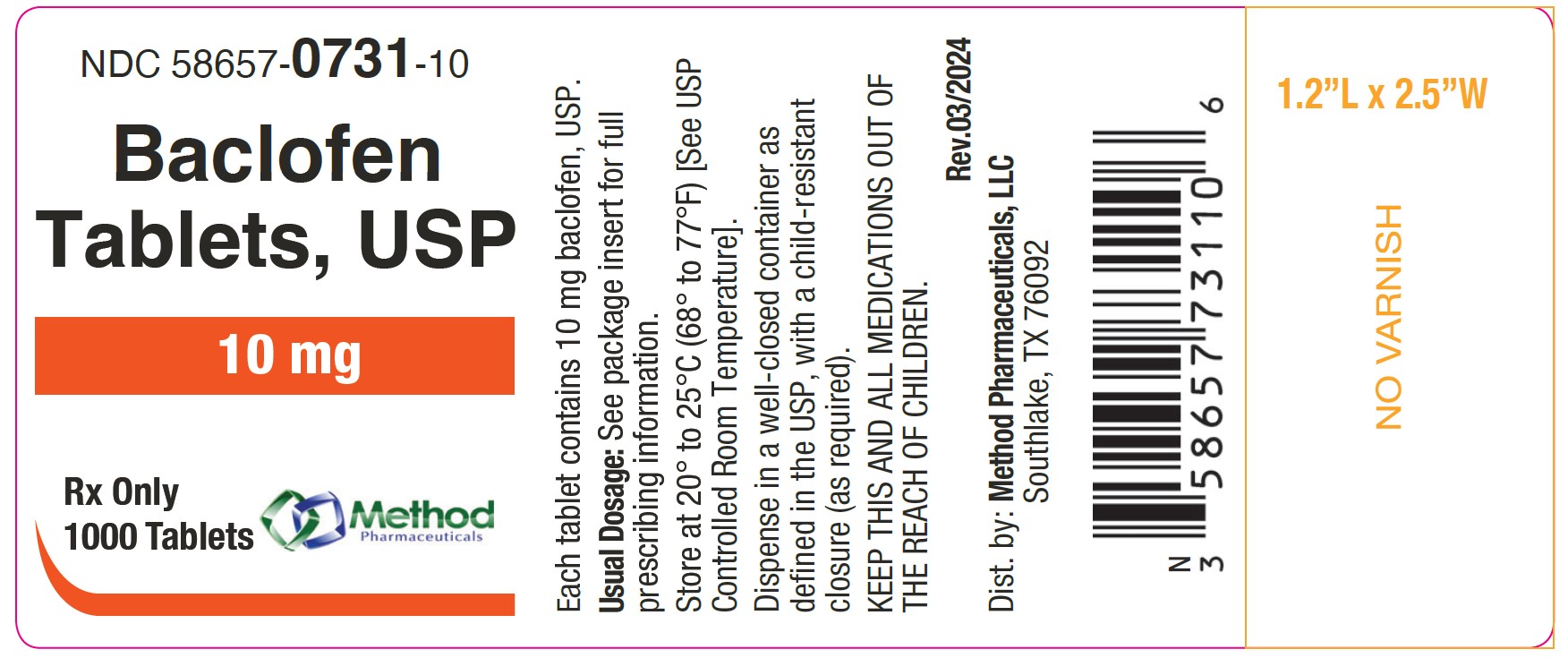10mg 1000ct