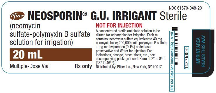 Neosporin G.U - FDA prescribing information, side effects and uses