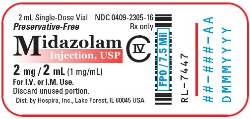 PRINCIPAL DISPLAY PANEL - 2 mL Vial Label RL-7447