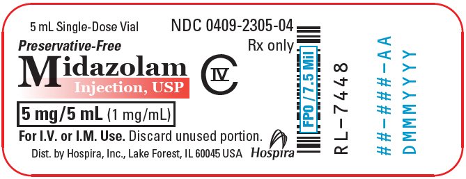 PRINCIPAL DISPLAY PANEL - 5 mL Vial Label RL-7448