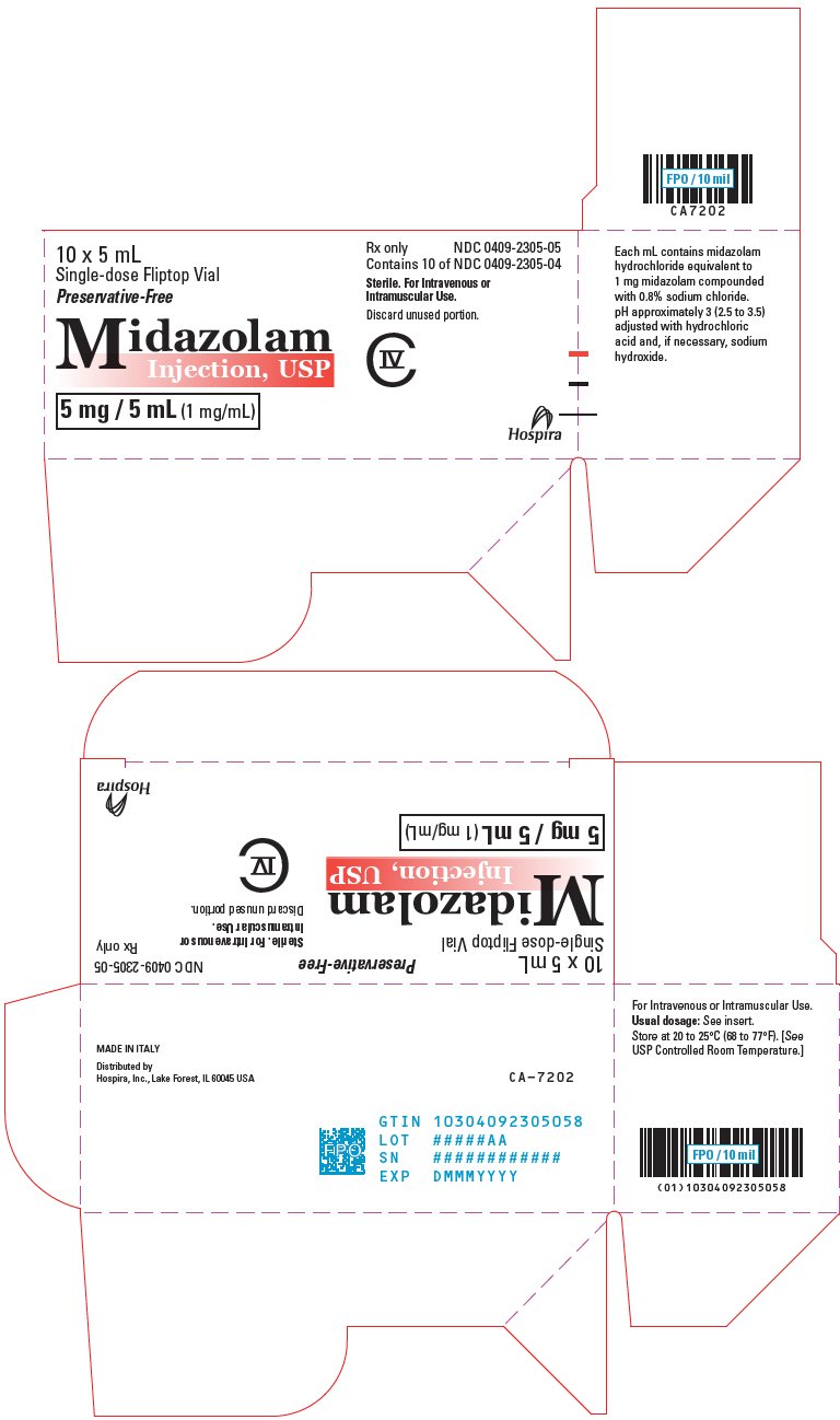 PRINCIPAL DISPLAY PANEL - 5 mL Vial Box CA7202