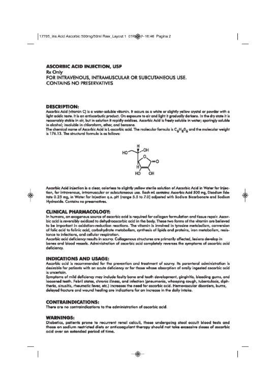Ascorbic Acid Overdose Side Effects