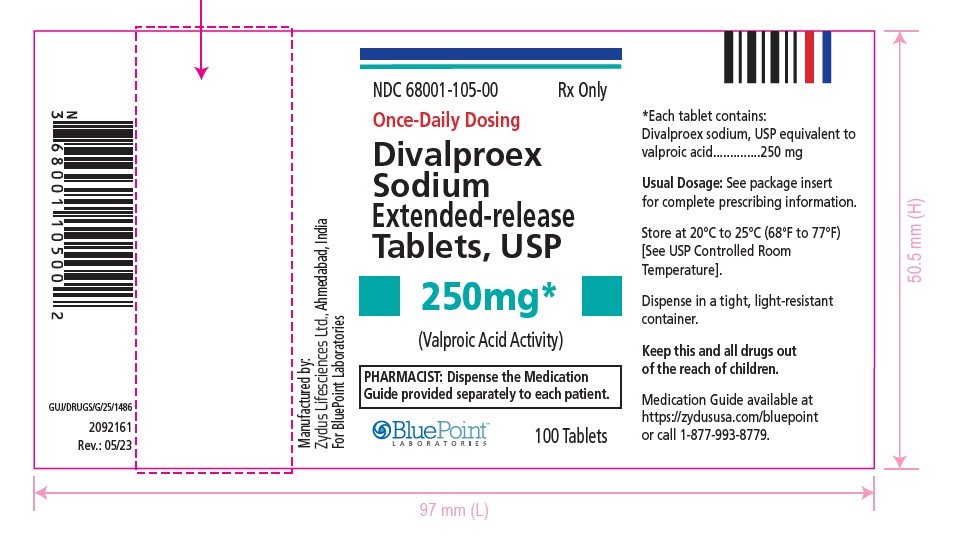 Divalproex Sod ER 250mg 100ct