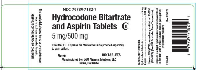 HcB Aspirin Container Label