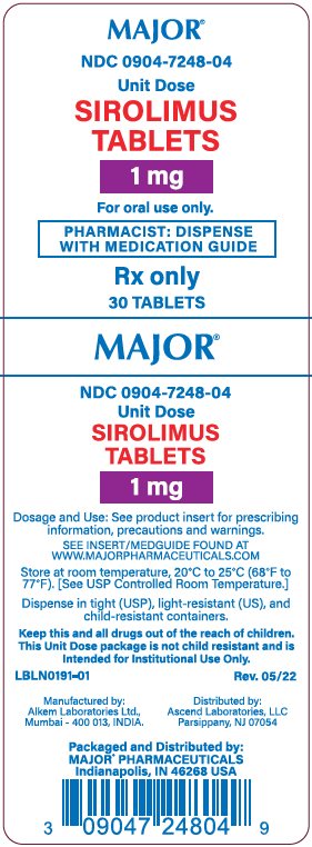 1mg carton label