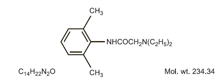 lidocaine structure