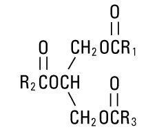 structural formula safflower oil and soybean oil