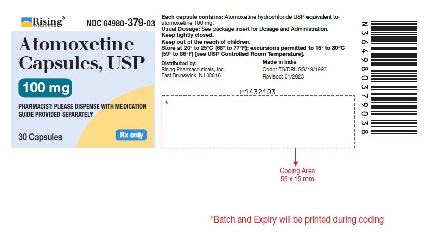 PACKAGE LABEL-PRINCIPAL DISPLAY PANEL - 100 mg (30 Capsules Bottle)