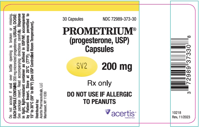 200 mg Capsule Bottle Label