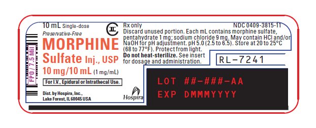 PRINCIPAL DISPLAY PANEL - 10 mg/10 mL Vial Label