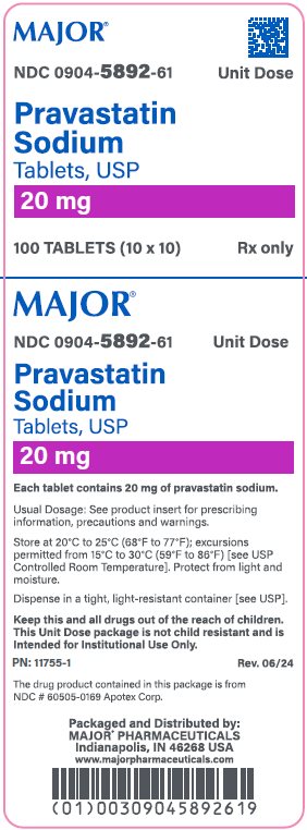 20mg carton label