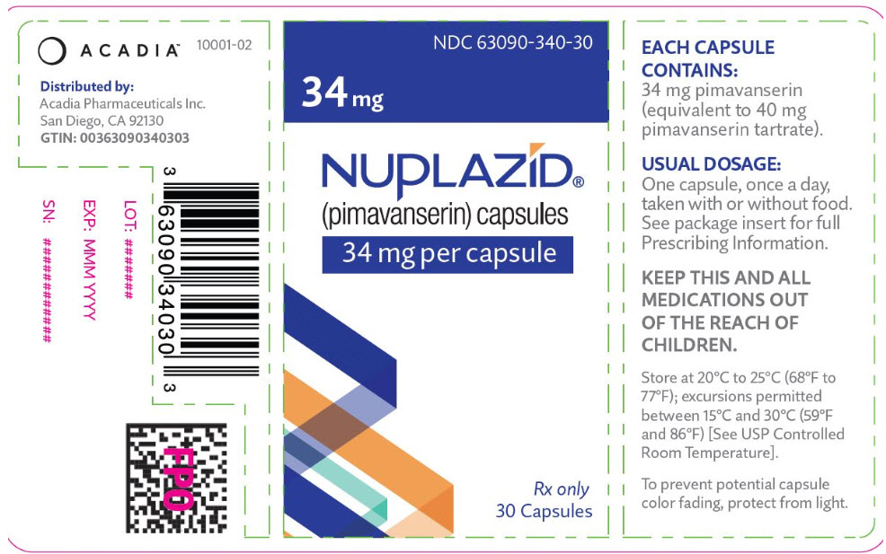 PRINCIPAL DISPLAY PANEL - 34 mg Capsule Bottle Label