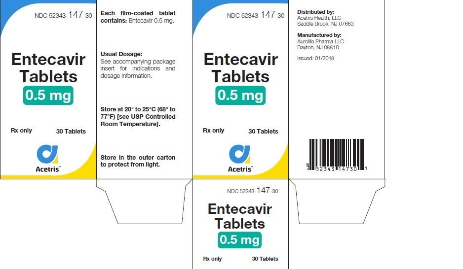 Entecavir - FDA prescribing information, side effects and uses