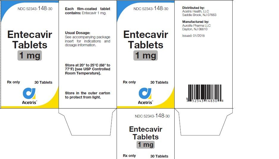 Entecavir - FDA prescribing information, side effects and uses