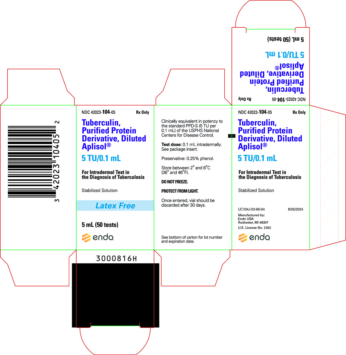 PRINCIPAL DISPLAY PANEL - 5 mL Vial Carton