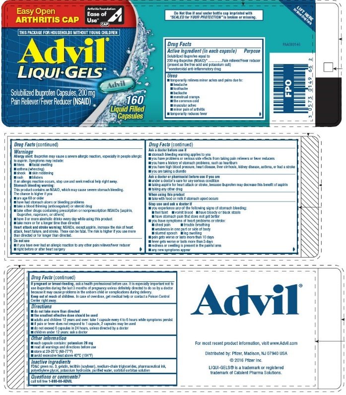 Advil Bottle Label