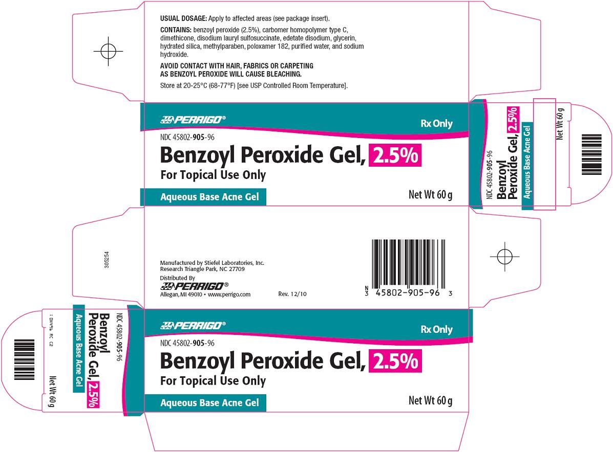 Benzoyl Peroxide Gel, 2.5% Carton
