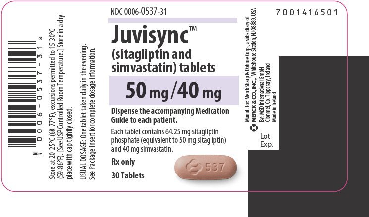 Juvisync - FDA prescribing information, side effects and uses