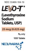 Levo-T 25 mcg 1000s