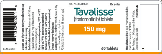 PRINCIPAL DISPLAY PANEL - 150 mg Tablet Bottle Label