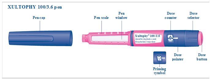 Illustration of pen components