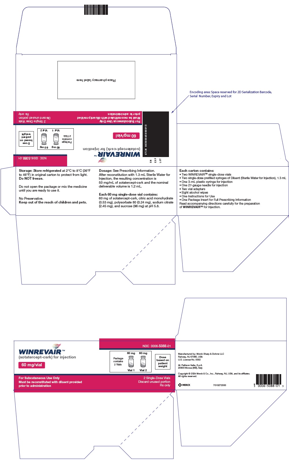 Principal Display Panel - 60 mg Vial Carton