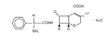 Cefaclor, USP, is a semisynthetic cephalosporin antibiotic for oral administration. It is chemically designated as 3-chloro-7-D-(2-phenylglycinamido) -3-cephem-4-carboxylic acid monohydrate. The chemical formula for cefaclor is C15H14ClN3O4S•H2O and the molecular weight is 385.82.