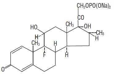Dexamethasone Sodium Phosphate Chemical Structure
