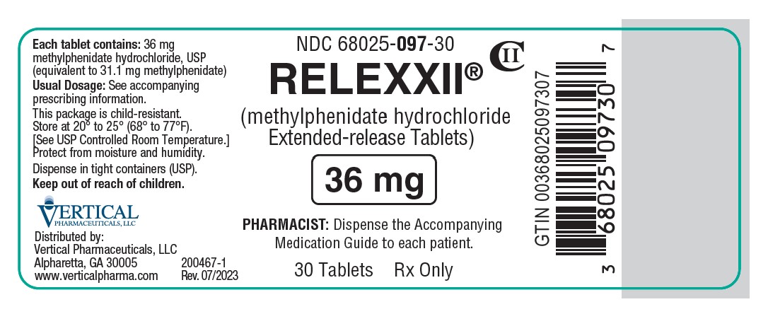 RELEXXII 63 mg 30ct Bottle Label