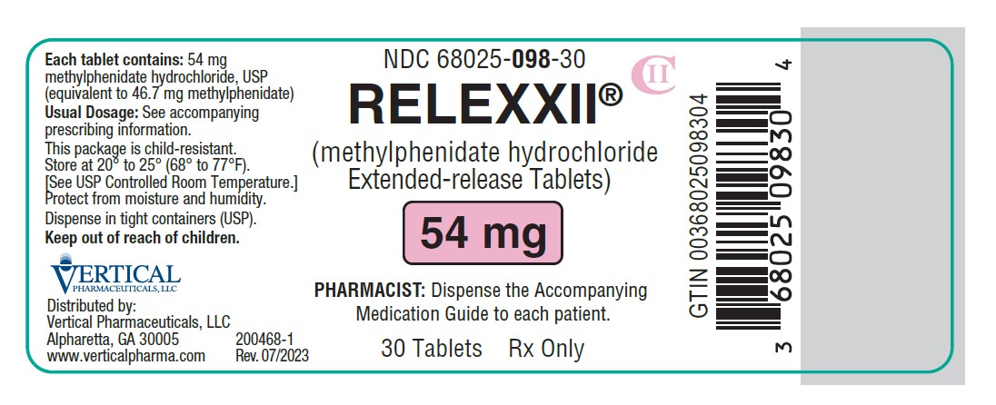 RELEXXII 54 mg 30ct BL
