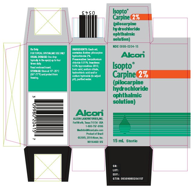 Isopto® Carpine (pilocarpine hydrochloride ophthalmic solution) 2%