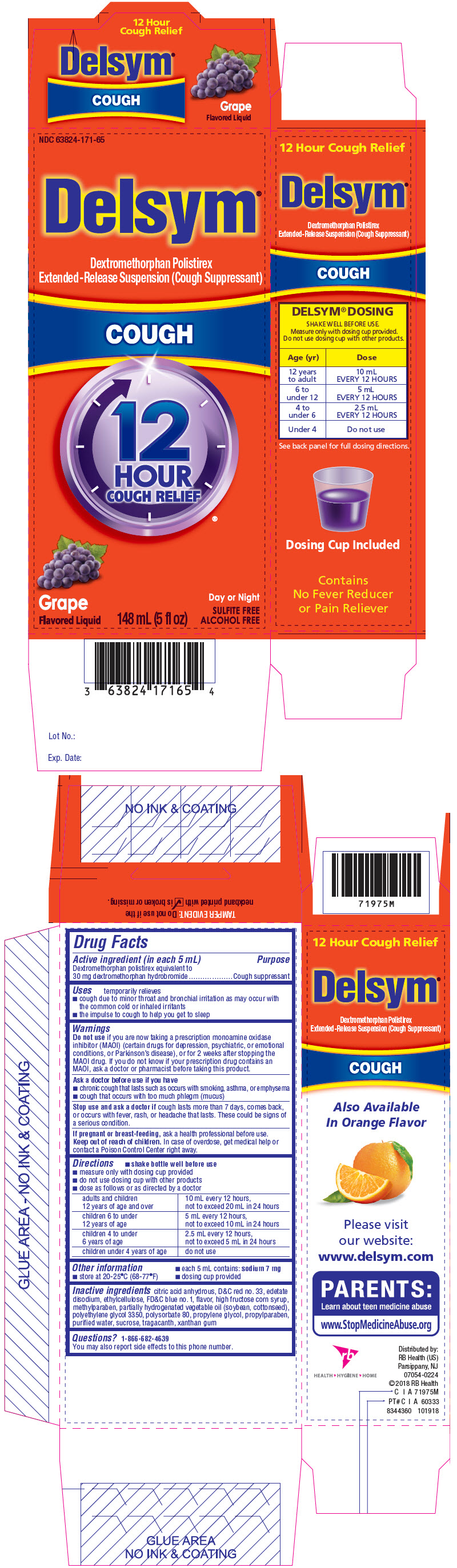 Delsym Cough Dosage Chart