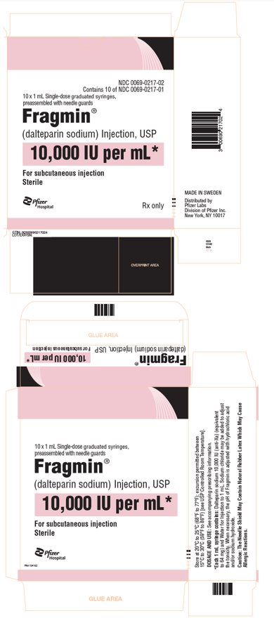 PRINCIPAL DISPLAY PANEL - 1 mL Syringe Carton - 0217