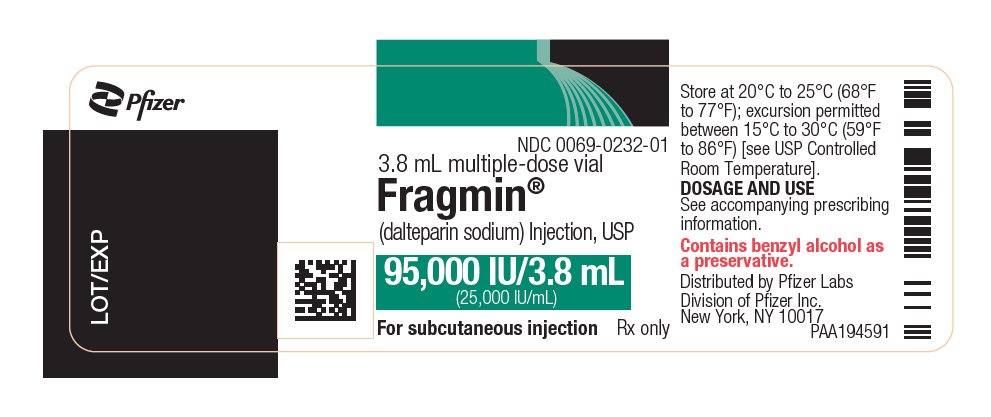 PRINCIPAL DISPLAY PANEL - 95,000 IU Vial Label - 0232