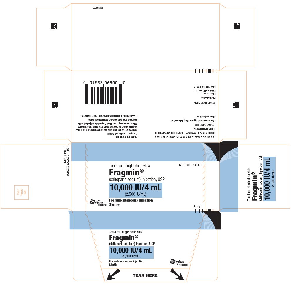 PRINCIPAL DISPLAY PANEL - 10,000 IU Vial Carton - 0253 