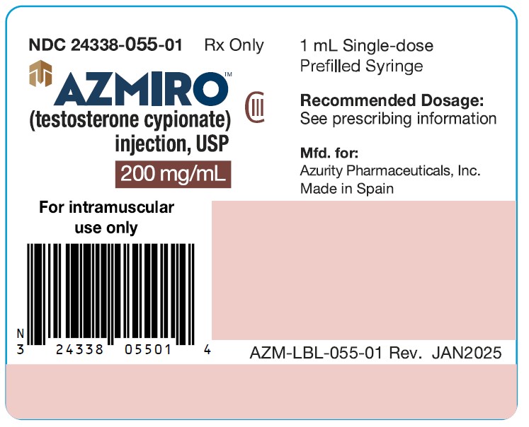 Azmiro Syringe label