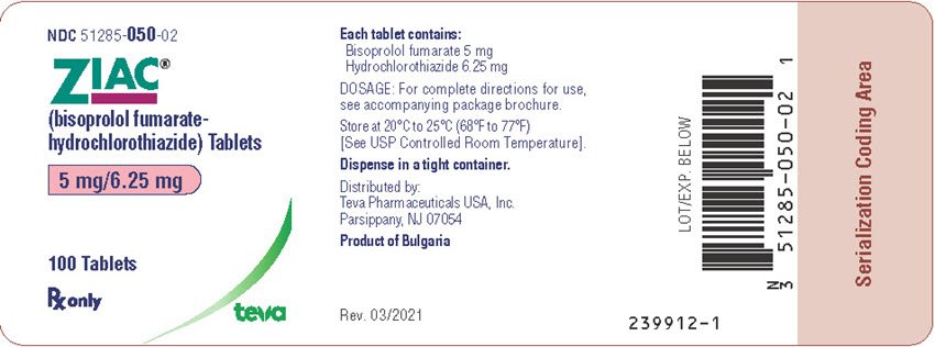 5 mg/ 6.25 mg label
