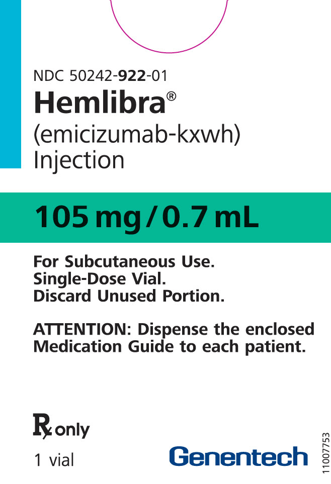 PRINCIPAL DISPLAY PANEL - 105 mg Vial Carton