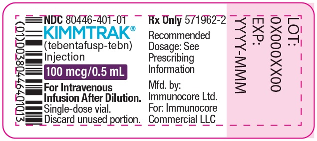 80446-401-01 - 100 mcg/0.5 mL Vial Label