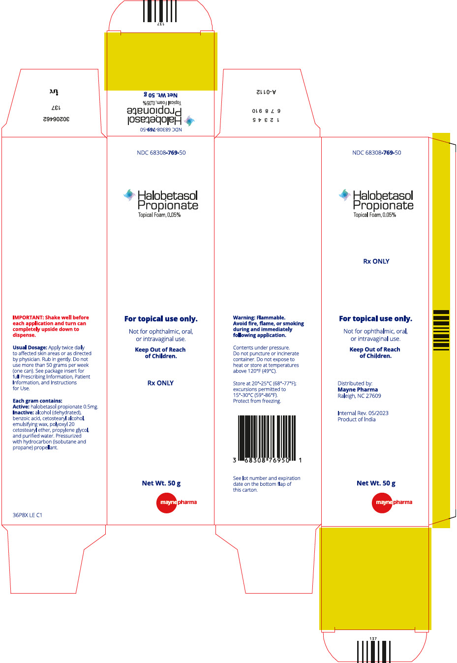 PRINCIPAL DISPLAY PANEL - 50 g Canister Carton