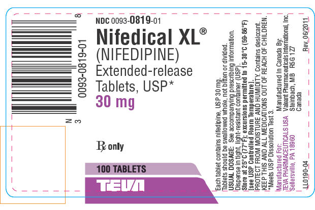 PRINCIPAL DISPLAY PANEL - 30 mg Bottle Label