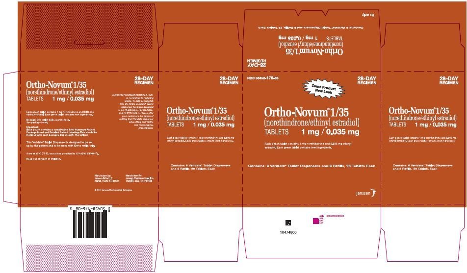 PRINCIPAL DISPLAY PANEL - Ortho-Novum 1/35 Carton