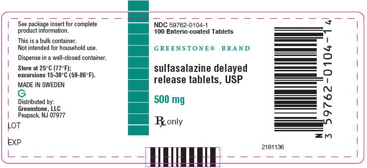 Sulfasalazine Delayed-Release Tablets - FDA prescribing information